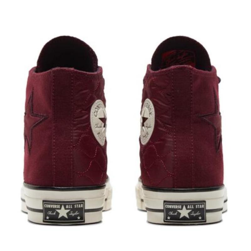 Converse 1970-е Chuck Taylor All Star Модные Винтажные Повседневные Износостойкие Дышащие Высокие парусиновые Унисекс Красные