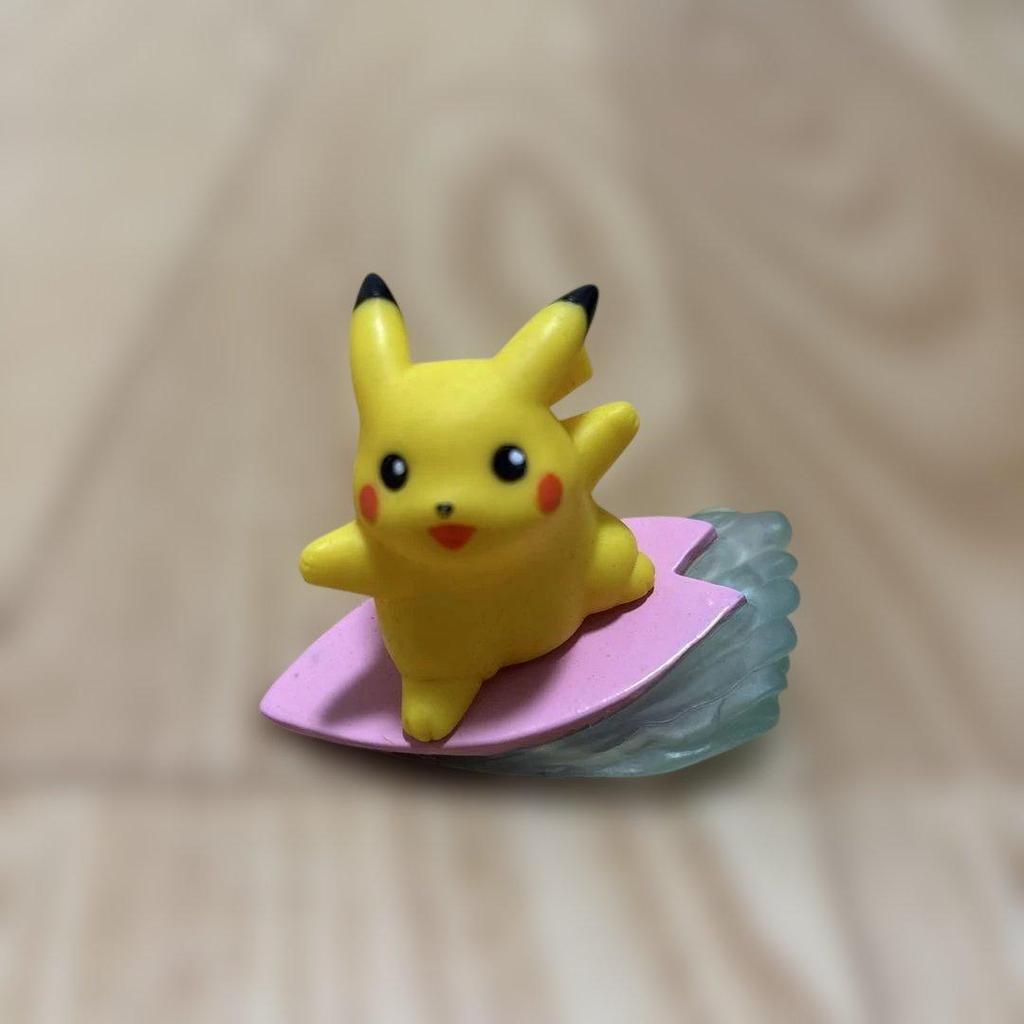 Pokemon Kids Clear Finger Puppet Figure Set of 11 Surfing Pikachu Gengar Bandai
