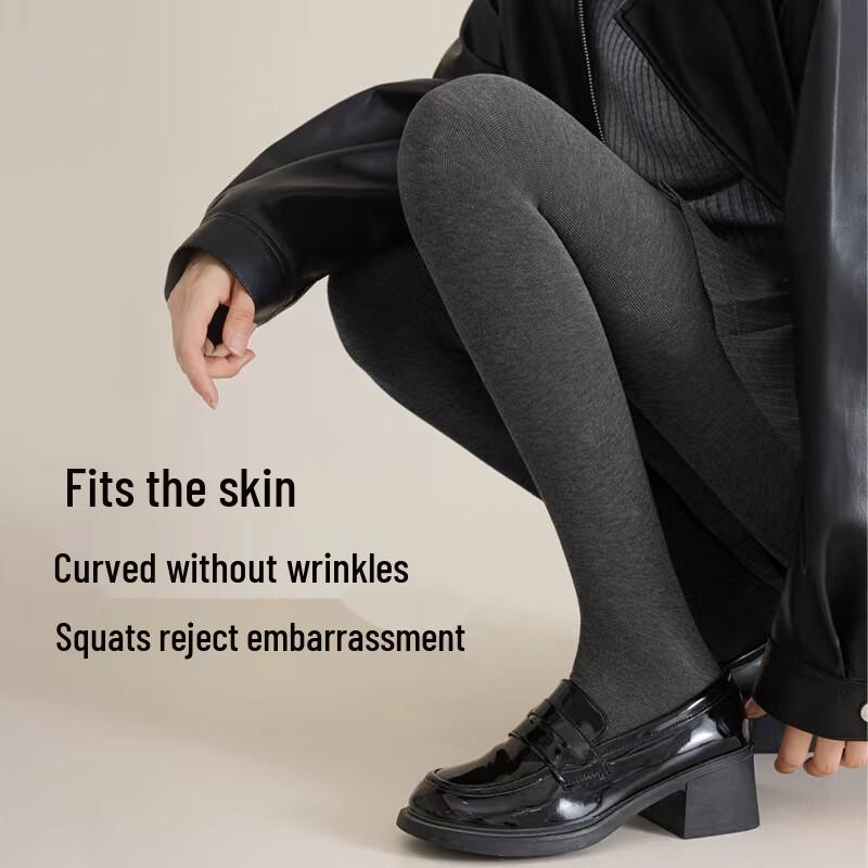 Женские теплые колготки из шерстяной смеси с высокой талией