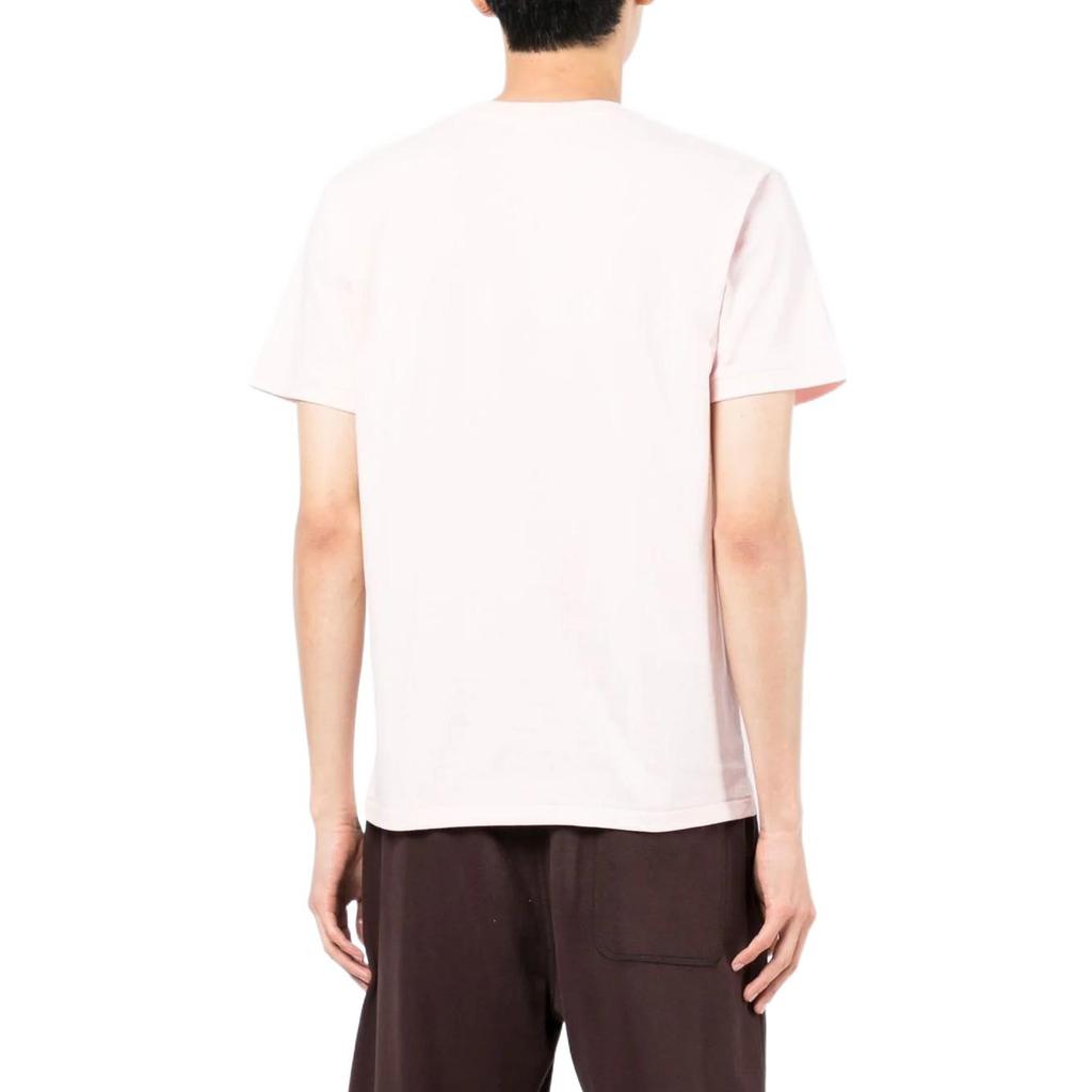 A BATHING APE T-Shirts Men's Crew Neck Moderate Straight Fit 001TEI301004MPINK