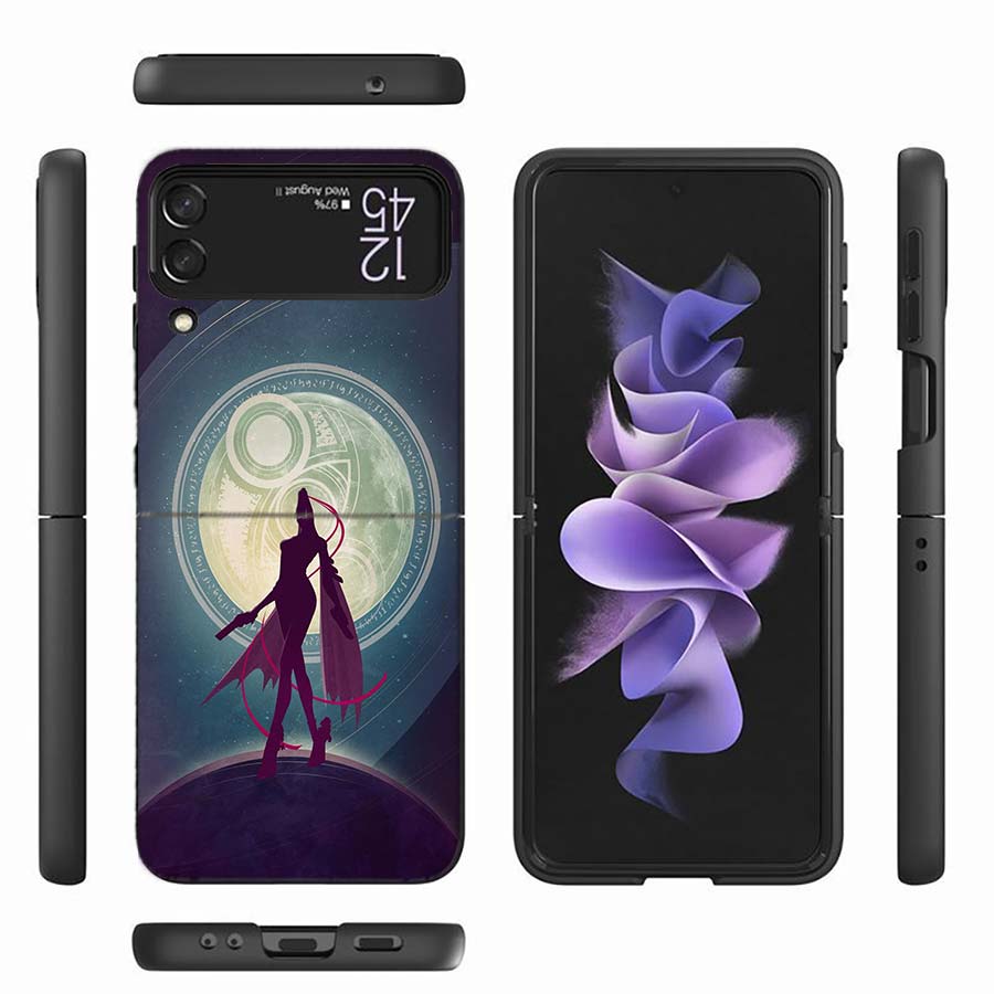 Чехол для телефона Bayonetta для Samsung Z Flip 6 7 5G Z Flip 5 Galaxy Z Flip 3 4 5G ZFlip Ударопрочный Жесткий Чехол TPU PC Coque Capa Мягкий