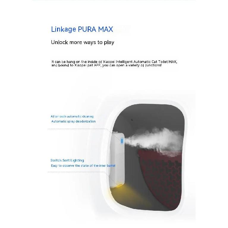 PETKIT PURA MAX Аксессуары для кошачьего туалета Оригинальный Умный K3 Спрей-устранитель запаха N50 Контроль запаха в кошачьем туалете Очистка воздуха