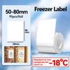 For NIIMBOT B21 B1 B203 B3S Frozen Label Paper Resistant To Low Temperatures Down-18°C For Kitchen Freezer Cabinet Sticker Roll