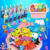 Набор игрушек «Волшебный Водный Эльф» с 12 цветами, DIY Формы для Морских Животных, Рождественские