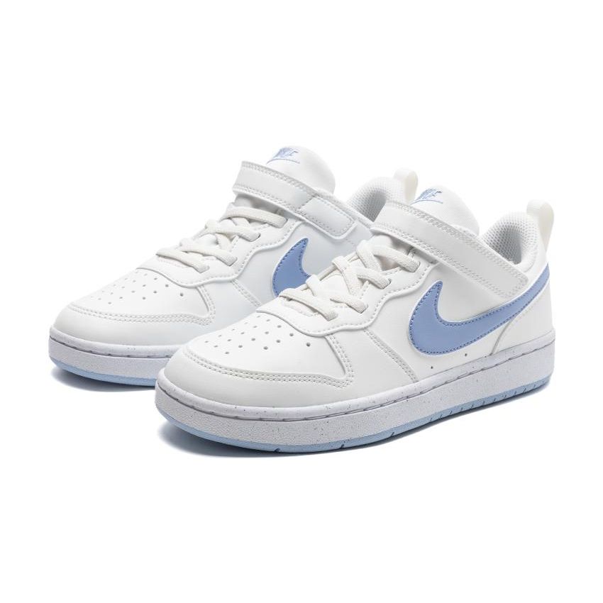Nike Court Borough Low Recraft PS Summit White Cobalt Bliss Kids Sneakers DV5457-103
