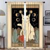 Heliocat Blackout Curtain for Room 2 Panel Partition Modern Living Room Curtains Home Interior Curtains Shades Tulle for Bedroom