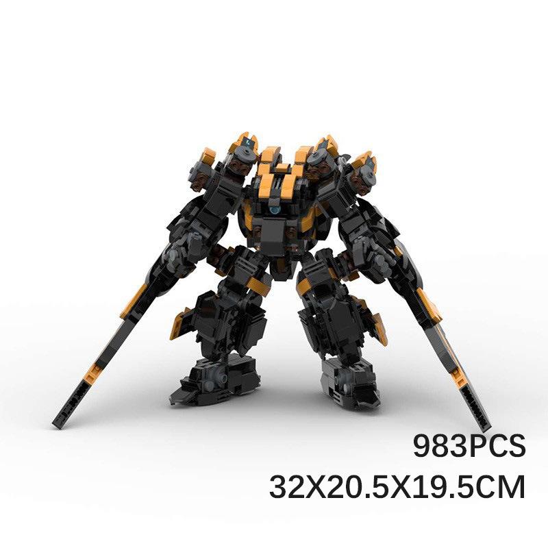 Блоки Совместимые Shadow Assault Головоломка Мальчик Собери Модель Робота DIY Робот Подарок