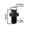 Mountain Bike M4 CNC Anti Slide Screw Pedal Screws Fixed Stud Anti-Skid Nail Bicycle Pedal Bolts