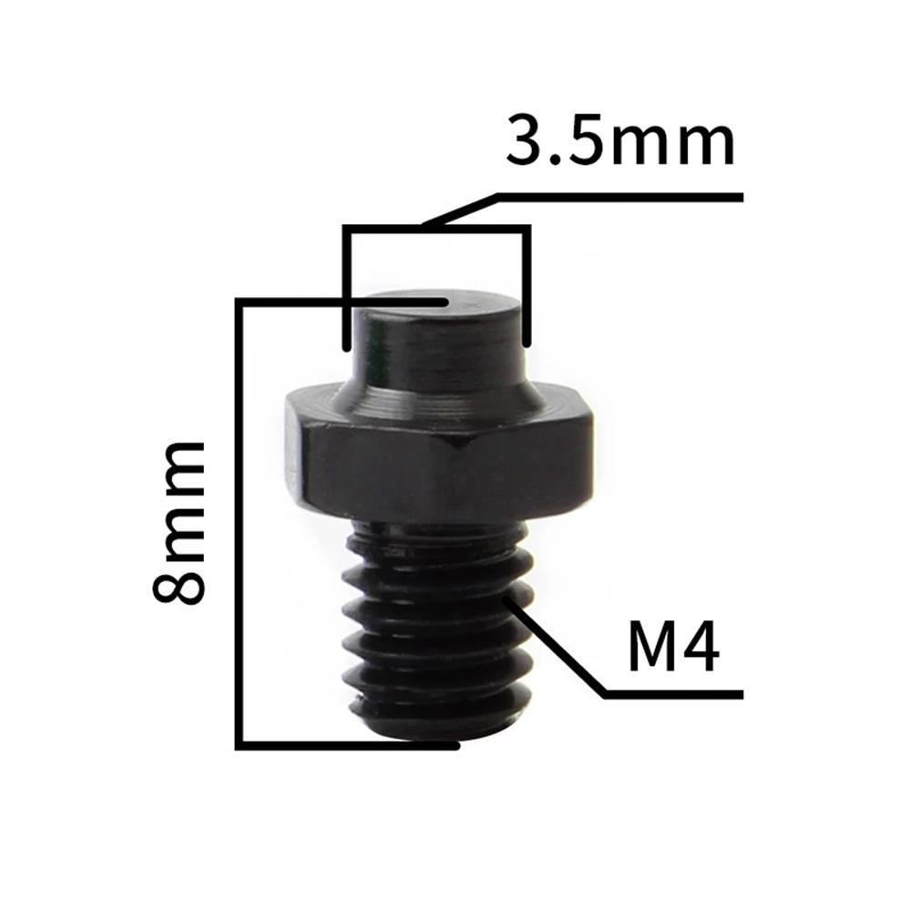 Mountain Bike M4 CNC Anti Slide Screw Pedal Screws Fixed Stud Anti-Skid Nail Bicycle Pedal Bolts