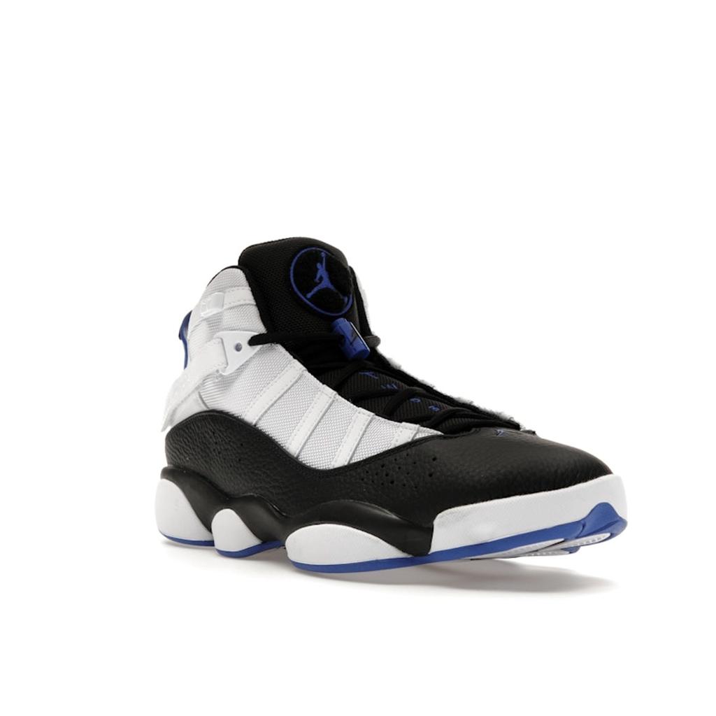 Air Jordan 6 Rings Game Royal Men Sneakers White Black 322992-142