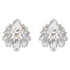 2022 Geometric Colorful Diamond Alloy Earrings: European & American Party Style
