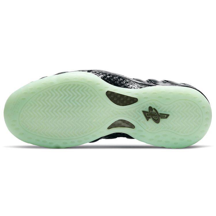 Nike Мужские кроссовки Air Foamposite One All-Star 2021 черные едва-зеленые CV1766-001