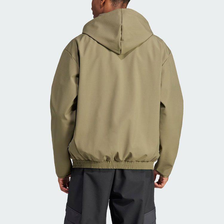 adidas CITY ESCAPE Мужские куртки Strata Оливково-зеленый С капюшоном Умеренный Другое IJ6091