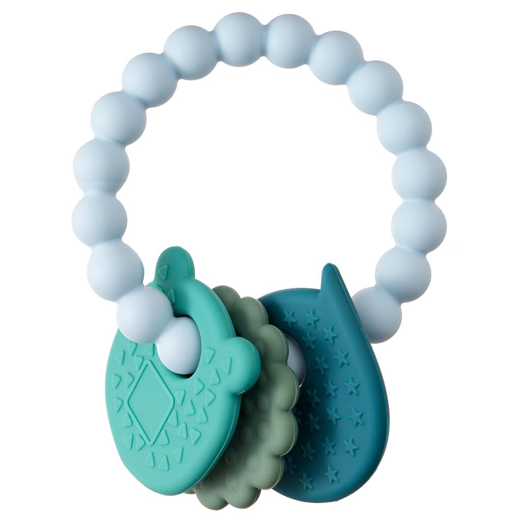 Цветной детский силиконовый прорезыватель для зубов, детская игрушка, жевательная игрушка в виде мультяшного животного, детские игрушки, прорезыватели для зубов, браслеты без содержания бисфенола А, детские аксессуары