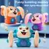 Игрушки для малышей Игрушка для ползания обезьянки Обучающая электрическая игрушка-обезьянка с подсветкой и звуками Режим голосового управления Интерактивная сенсорная игрушка
