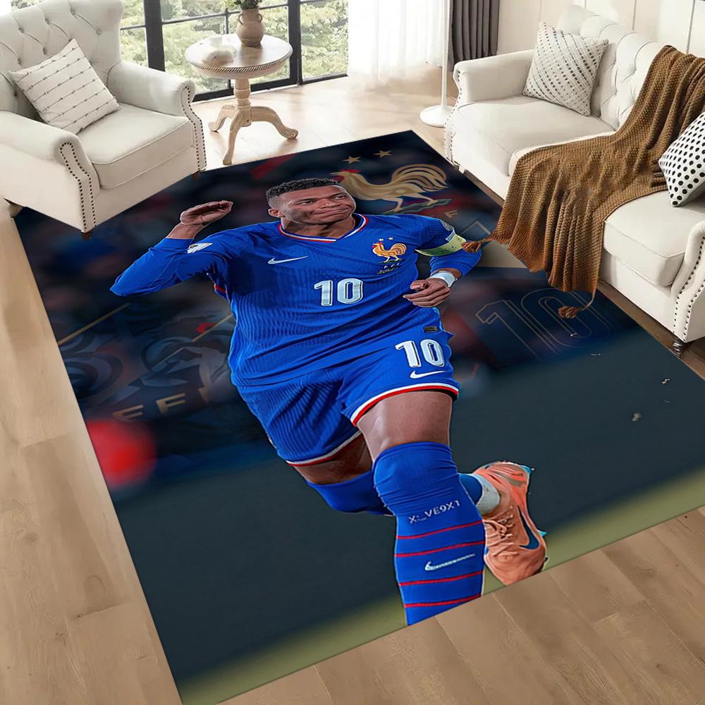 Mbappe 298 Floor Mat Suitable for Foyer Dining Room Living Rooms Dormitory Anti-slip Rug Decorate Offices