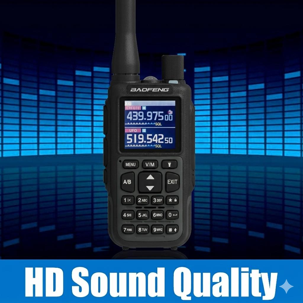 Baofeng Mini-5 Walkie Talkie Multi Color Bluetooth APP Programming AM/FM NOAA TYPE-C Charging Upgrade UV-5R Mini Two Way Radio