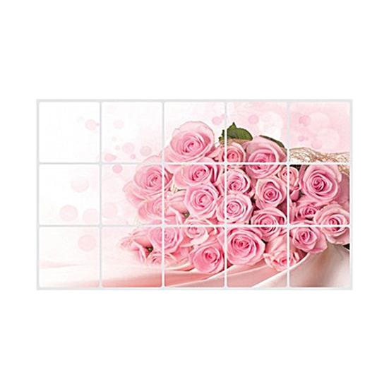 Practical Wall Stickers Oilproof Decorative Removable Cartoon Fruit Pattern