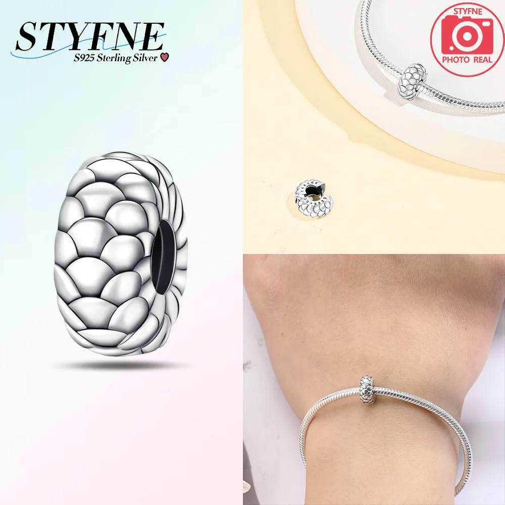 Изысканный цвет Стрекоза Отпечаток лапы Чешуя дракона Клипса Шарм Разделитель Медная бусина Подходит для оригинального ожерелья браслета DIY Подарок Женщинам