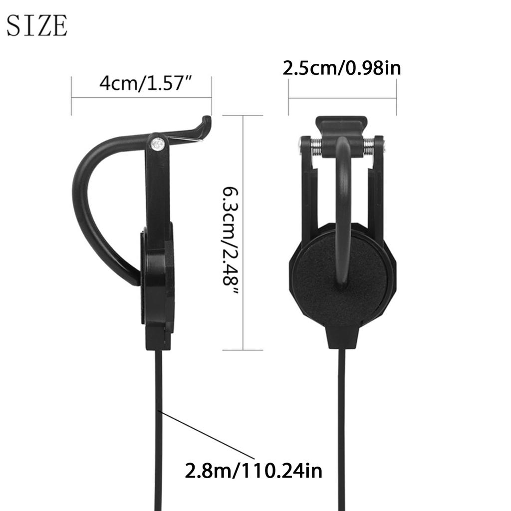 Violin Pickup 2.8m 6.35mm Diameter Audio Jack Clip On Microphone Piezo Violin Guitar Pickups for Acoustic Guitar Violin