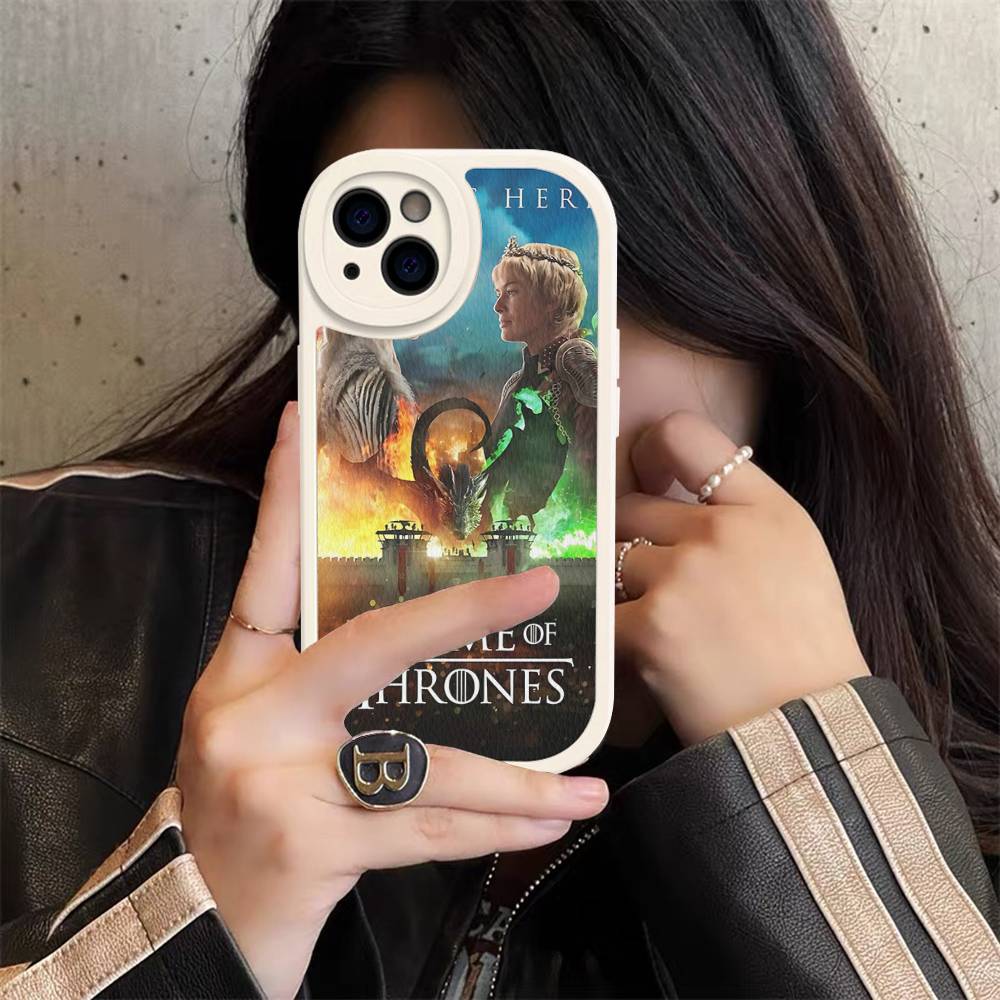 Film G-Game Of T-Thrones Leather Phone Case For IPhone 16 15 14 17 Pro Max 11 12 Mini Plus Soft Shell