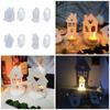 House Shaped Silicone Mould Heart House Candlestick Concrete Mold Gypsum Candle Holder Decorations Resin Casting Molds
