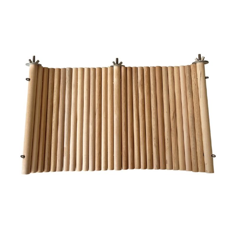 Лестница для песчанок Деревянный мост Гамак Качели Подходит для карликовых шиншилл Деревянные качели для хомяков Мышь X3UC