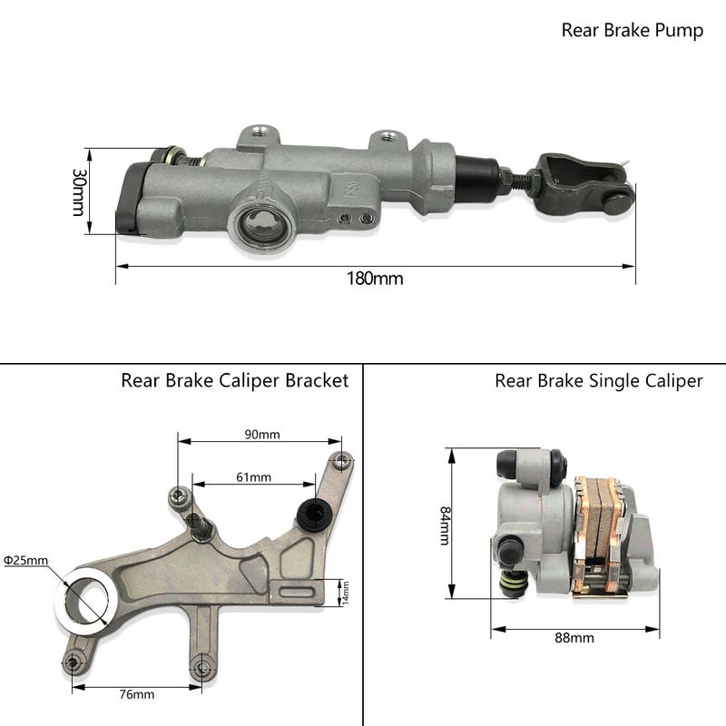 OTOM 2002-2019 Motorcycle Front Rear Brake Master Cylinder Pump Caliper Assembly For NISSIN HONDA CR125R CR250R CRF250R CRF450R