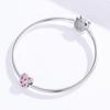 Charms Heart Zircons 925 Bead S925 Colorful Zircons Beads