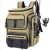 Outdoor Luya Fishing Backpack Multifunctional Fishing Tackle Bag Fishing Rod Storage Bag Camouflage Backpack