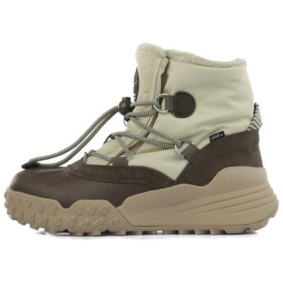 Теплые водонепроницаемые повседневные короткие зимние ботинки женские бежевые A29KB-EIT