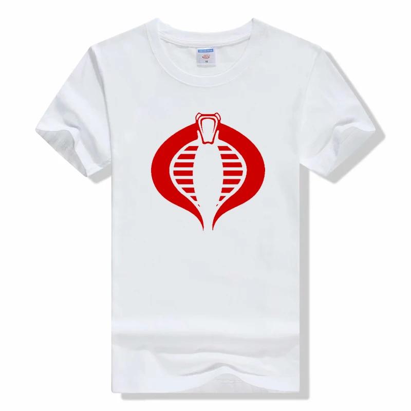 Gi Joe Cobra T-Shirt Cobra animal print tees funny vintage Short sleeved summer fashion casual t shirt
