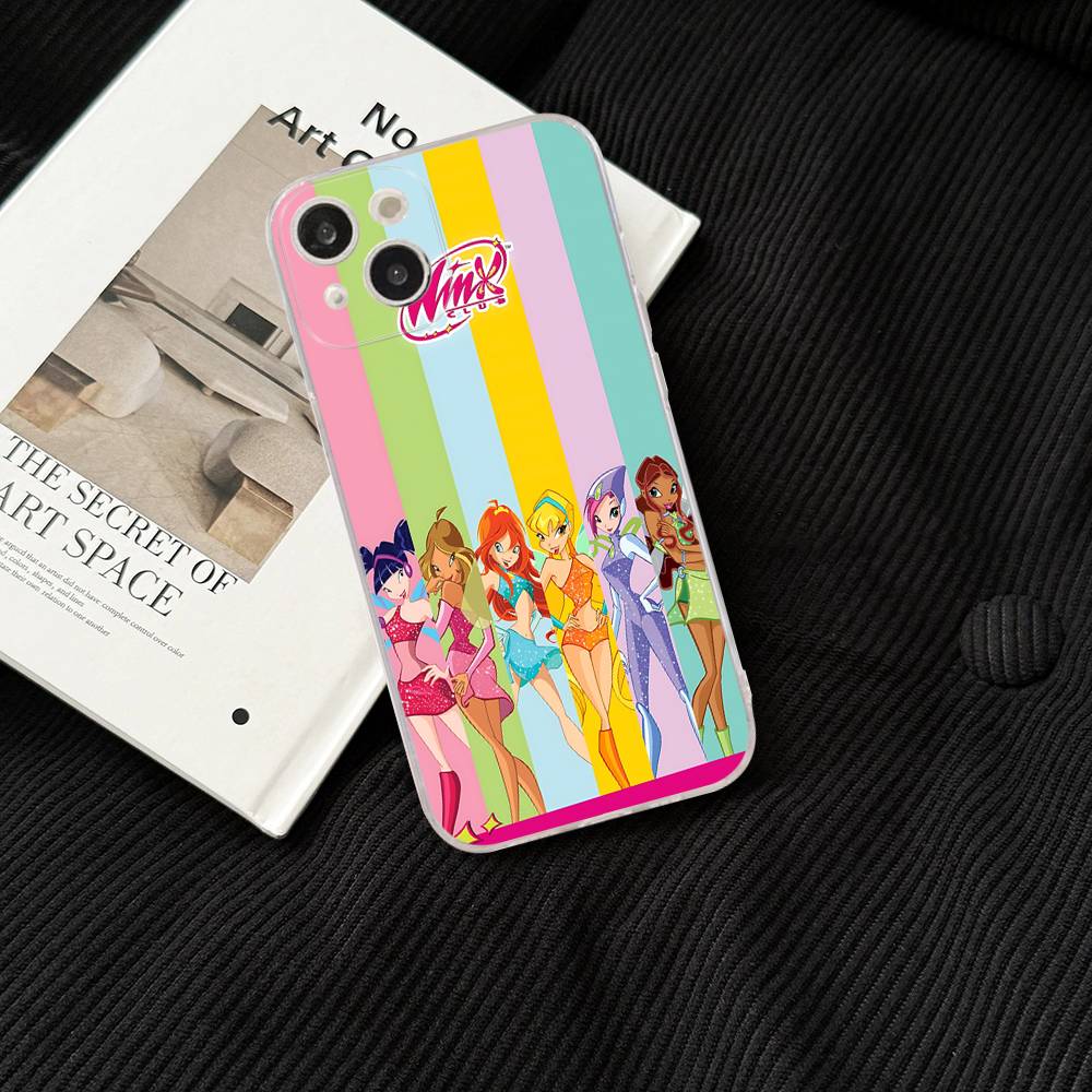 Чехол для телефона Girl Winx Clubs для iPhone 17 Air 16 Pro Max 15 14 13 12 11 Plus
