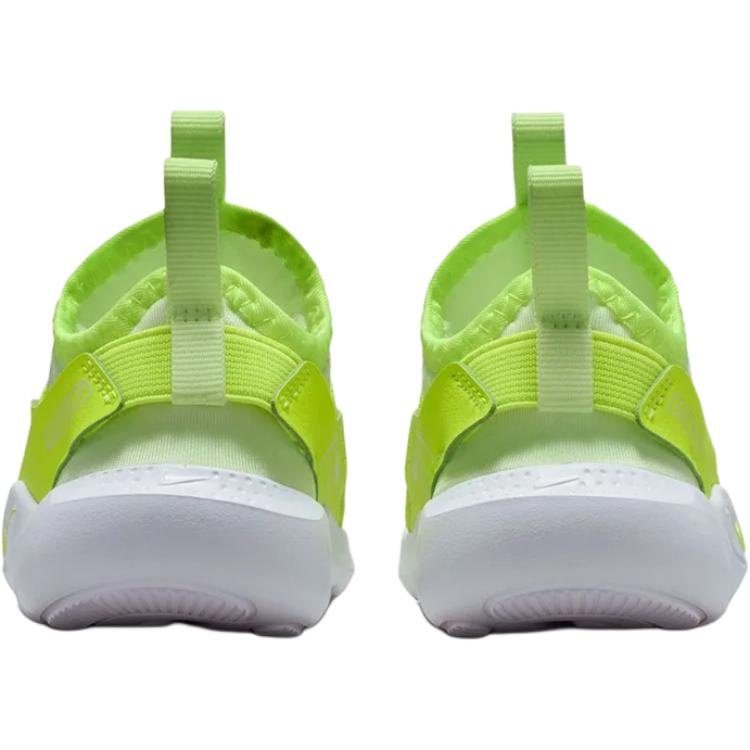 Nike Flex Runner Удобные Универсальные Прочные Низкие Кроссовки для Ходьбы Детские кроссовки Флуоресцентно-желтый Белый IF2895-700