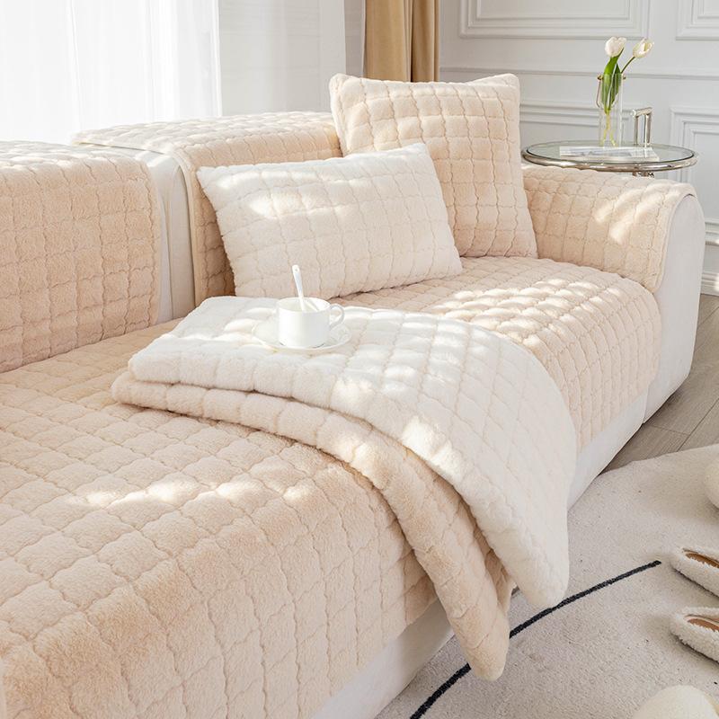 Sofa Cushion Four Seasons Universal Simple Modern Non-Slip Cushion Universal Light Luxury Non-Slip Cushion Sofa Cover