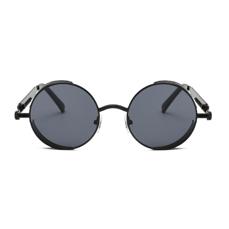 Новые мужские круглые солнцезащитные очки Мужские Женские Ретро Панк Мужские Очки для рыбалки Уличные Солнцезащитные очки Очки UV400