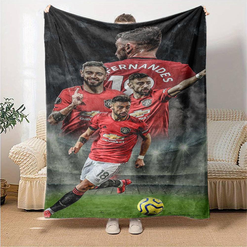 Fernandes Print Flannel Blanket High Quality Warm Comfortable Cover for All Seasons Perfect for Gifts Home Decor
