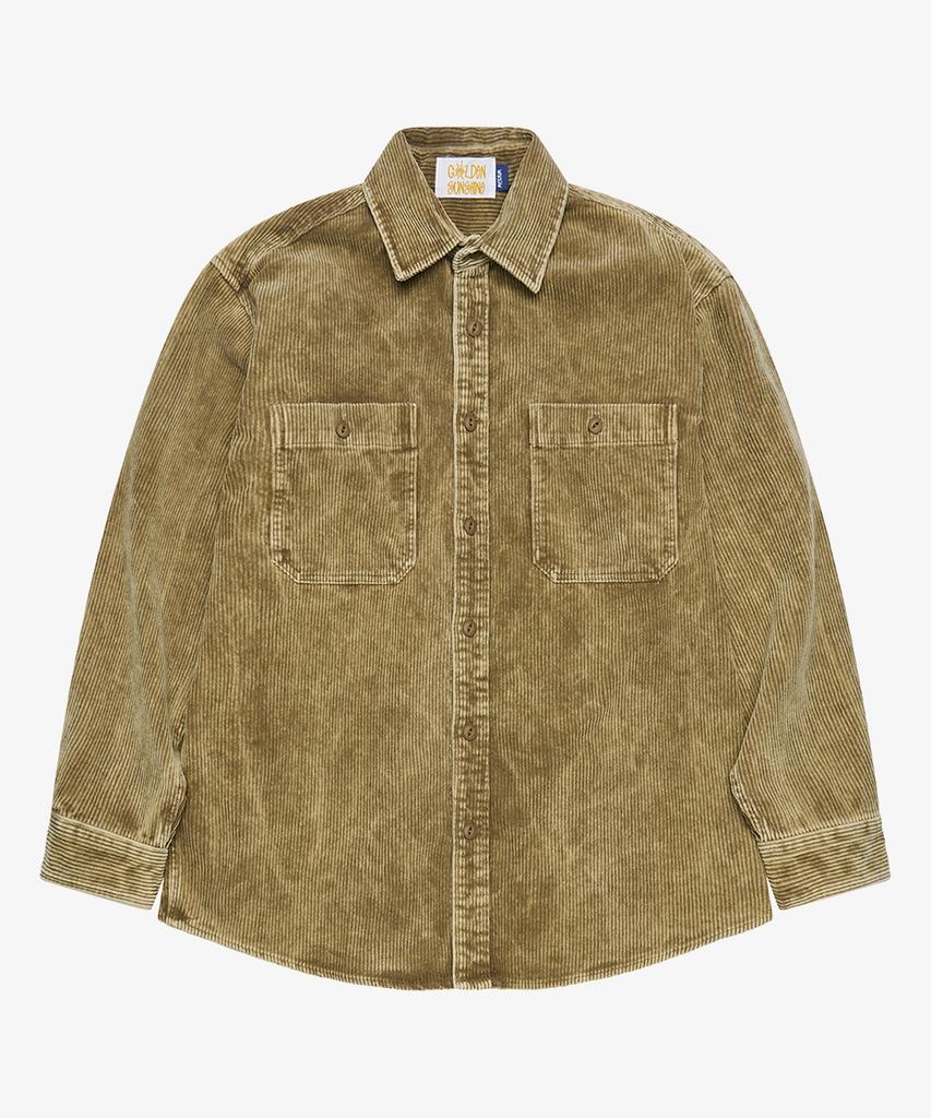 GOLDEN SUNSHINE Corduroy Washed Shirts_Beige