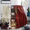 1PC Death Note Patterned Flannel Blanket Suitable For All Seasons For Home Decor Warmth And Comfort Gifts Holiday Present