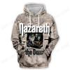 Толстовка с 3D-принтом Rock Band Nazareth Мужская Женская Модная Хип-хоп Спортивный костюм Толстовка с капюшоном Свитшот Мужская Одежда Moletom Masculino