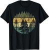 Retro Forest Trees Outdoors Nature Women Men Vintage Graphic T-Shirt