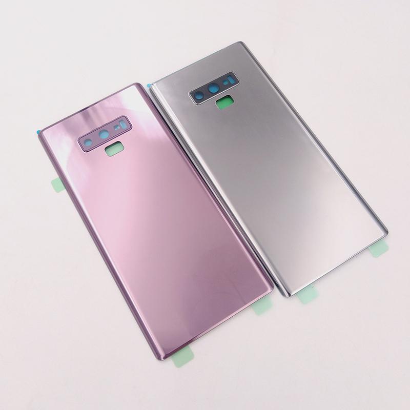 Задняя крышка для Samsung Note 9 Стеклянная крышка аккумулятора Задняя панель Корпус Ремонт Запасные части для Galaxy Note9 N960 SM-N960F