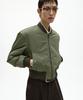 Lmood Bare Nylon Ma-1 Bomber Jacket Khaki