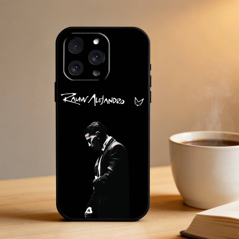 Чехол для телефона singer R-Rauw Alejandro для iPhone 16,15,14,13,12,17,Pro Max,Plus Силиконовый Черный Чехол