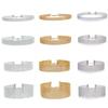 Adjustable Wide Choker Collar Inlay Rhinestone Hip Hop Choker Necklace Jewelry
