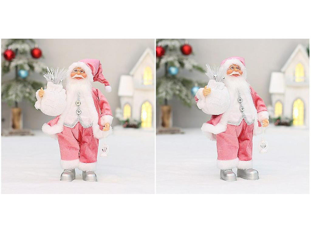 30 см Стоящий Дед Мороз Рождественская кукла для витрины