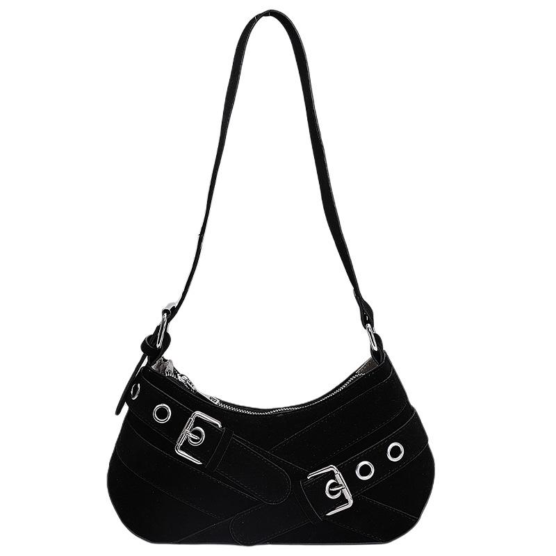 Дизайнерская сумка подмышку новая 2025 модная сумка через плечо осень-зима с высоким чувством зарубежная универсальная сумка-мессенджер женская сумка