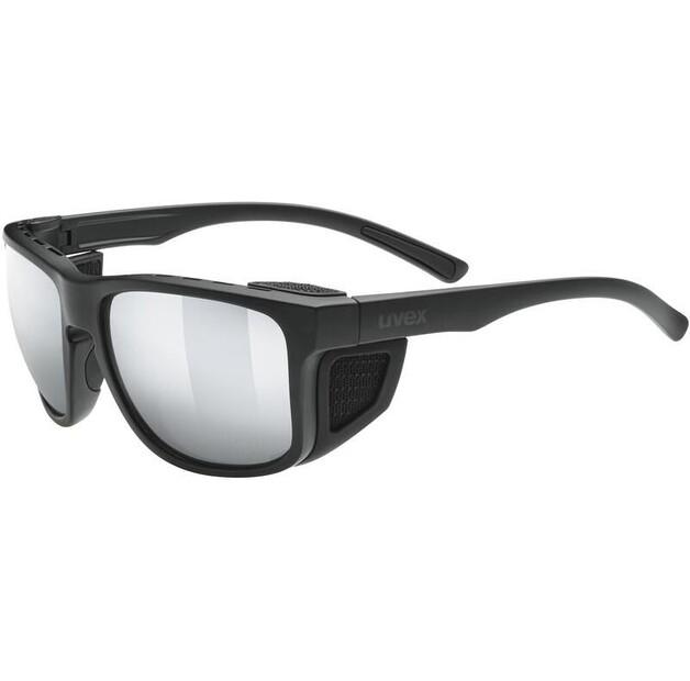 Очки солнцезащитные Uvex Sportstyle 312 черные серебристые
