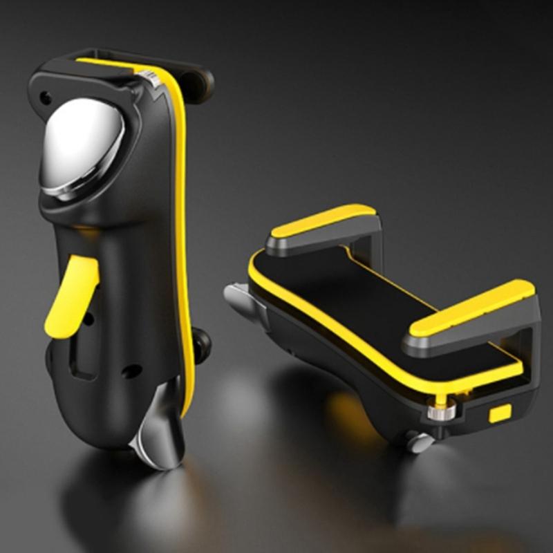 A73T Six Finger For Ipad Game Trigger For PUBG Gaming Controller L1 R1 Alloy Key Button For Android Gamepad Joystick