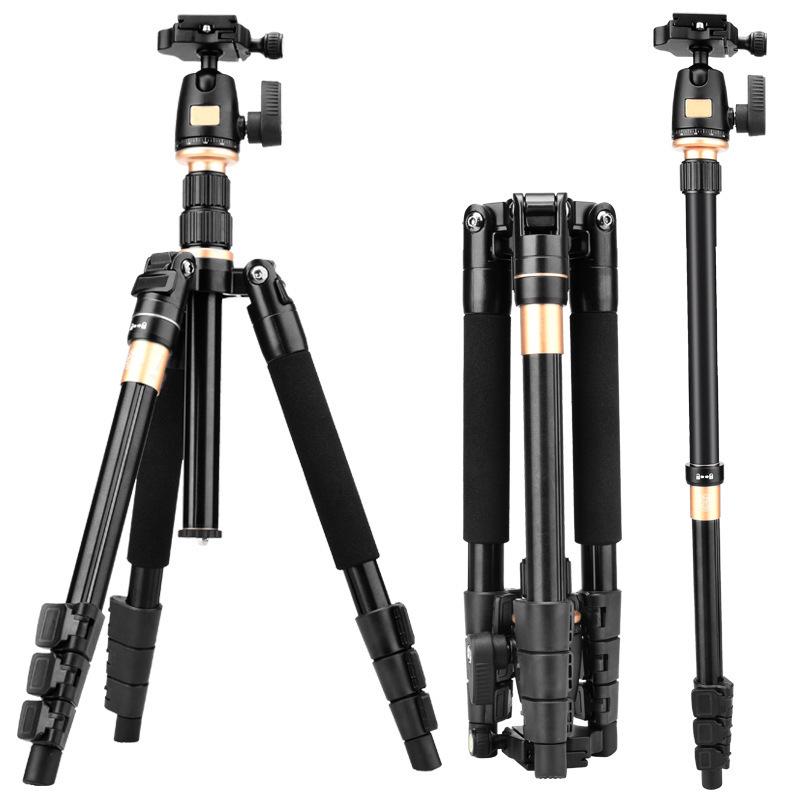 Легкий алюминиевый штатив для DSLR-камер Era Q555 с поддержкой-защелкой